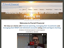 Tablet Screenshot of farrellfinancial.ca